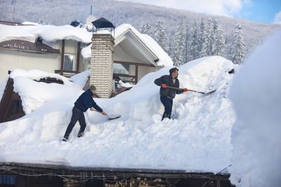 Roof Snow Raking