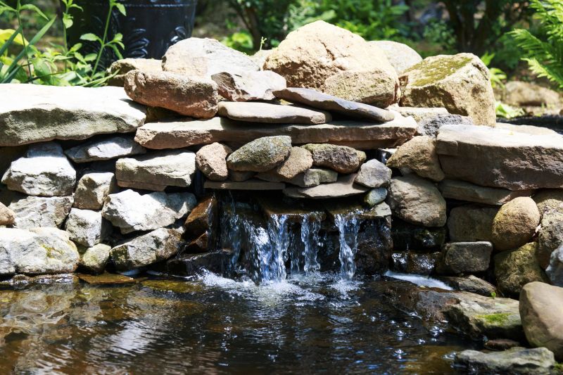 Rock Fountain Installation in Honolulu, HI